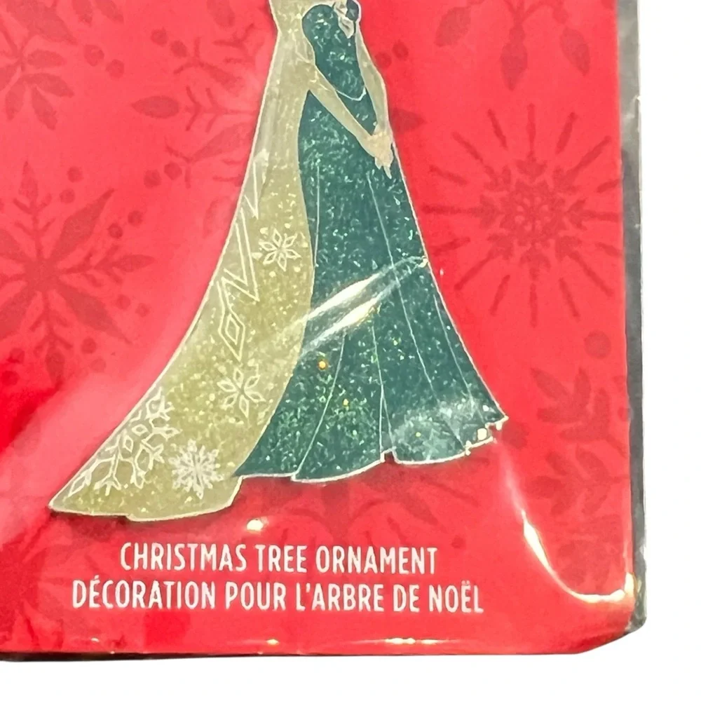 Hallmark Disney’s Princess Elsa FROZEN  Tree Ornament Metal Enamel‎ NEW